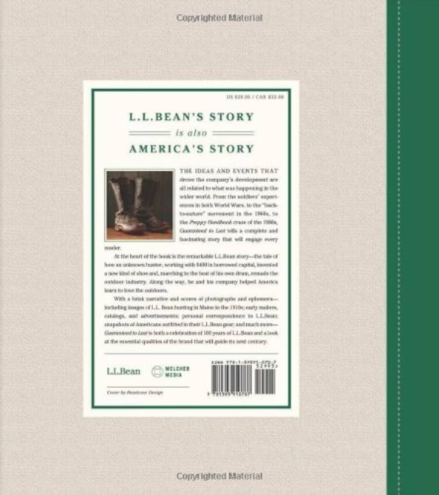 L.L. Bean 100周年 書籍 洋書 GUARANTEED to LAST Guaranteed to Last: L.L.Bean's Century of Outfitting America